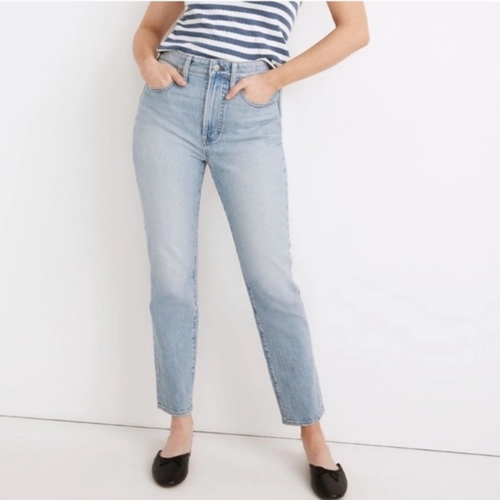 Madewell High Rise The Curvy Perfect Vintage Straight Jeans